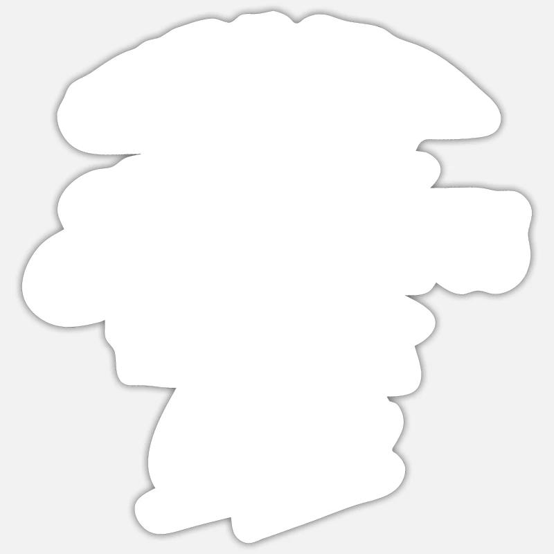 La natation Sticker taille S (10 x 10 cm)