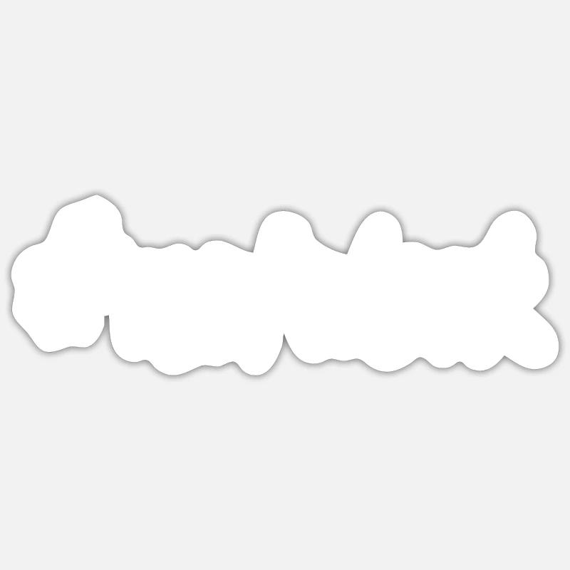 #network - Sticker Größe S (10 x 10 cm) - Mattweiß