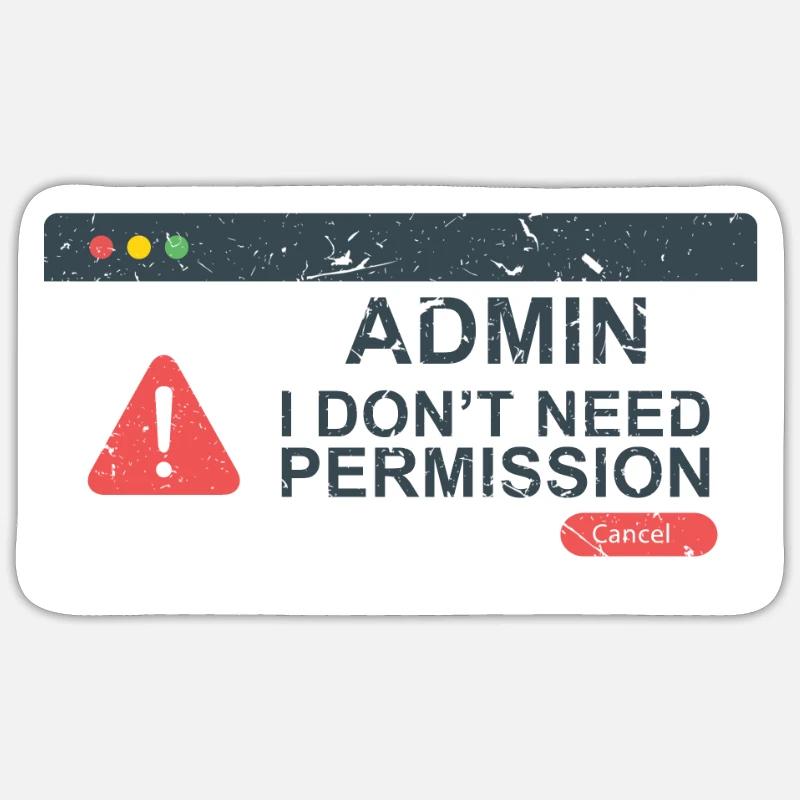 Computer Scientist Computer Sticker size S (10 x 10 cm)