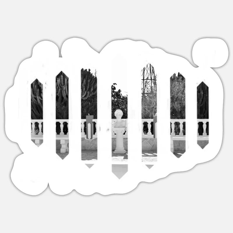 MODÈLE - Sticker taille S (10 x 10 cm) - blanc mat