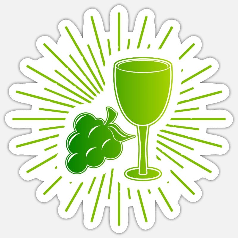 Vignes Sticker taille S (10 x 10 cm)
