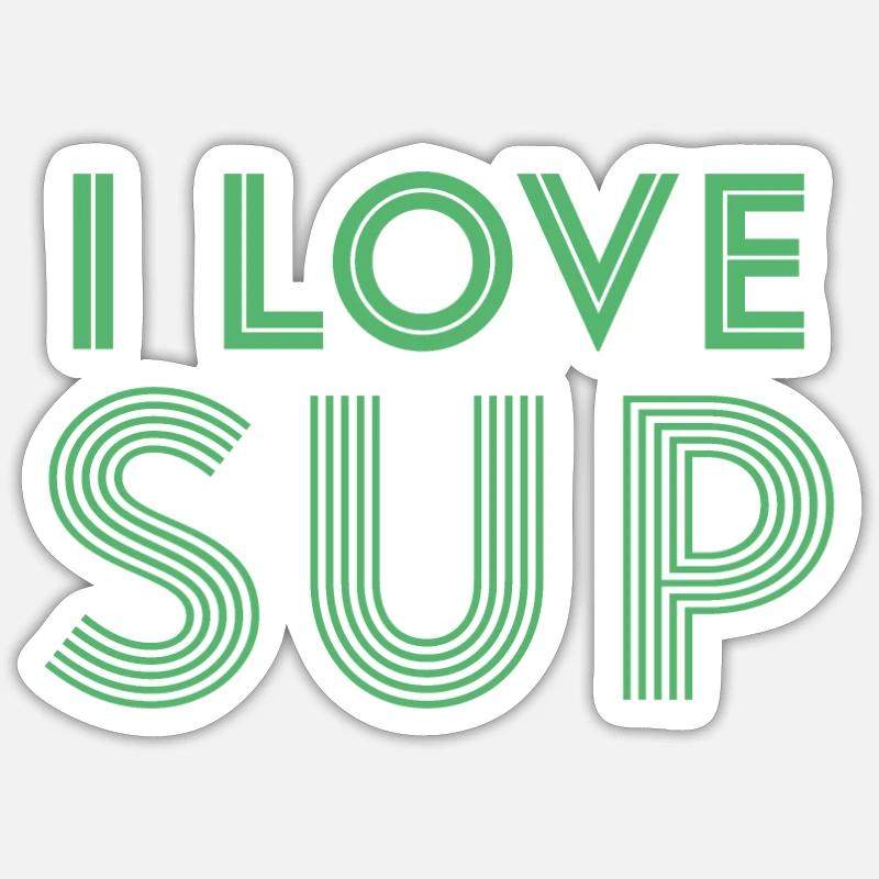 SUP - Sticker taille S (10 x 10 cm) - blanc mat