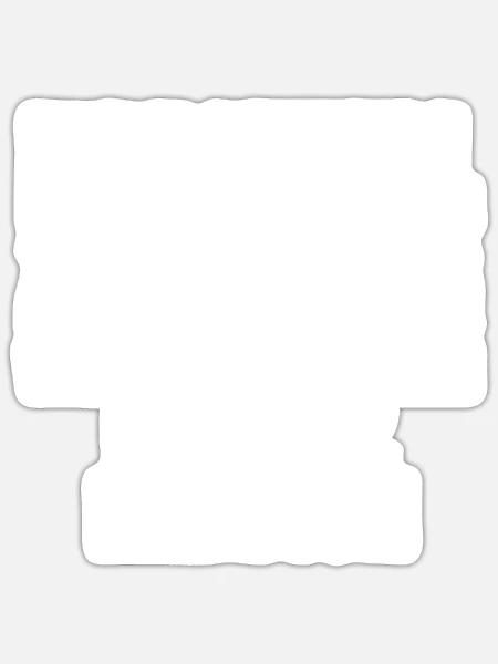  - Sticker Größe S (10 x 10 cm) - Mattweiß