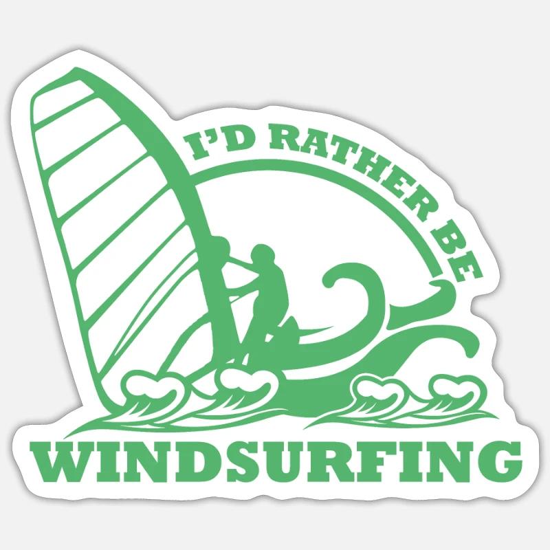 Windsurf Sticker size S (10 x 10 cm)