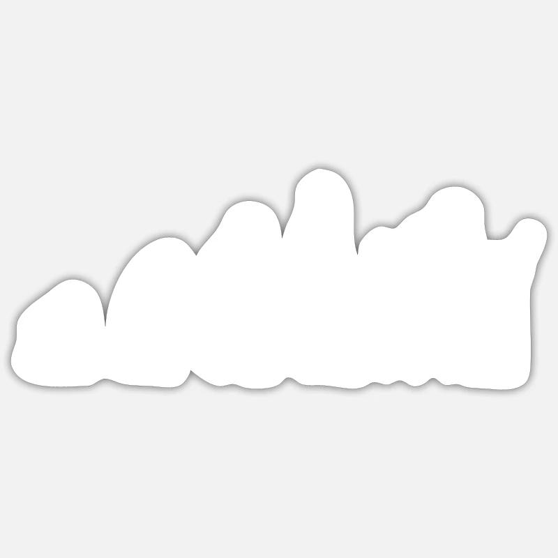Programmeurs - Sticker taille S (10 x 10 cm) - blanc mat