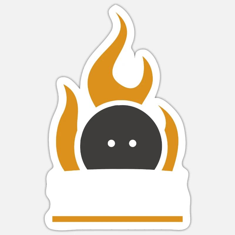 SQUASH - Sticker Größe S (10 x 10 cm) - Mattweiß
