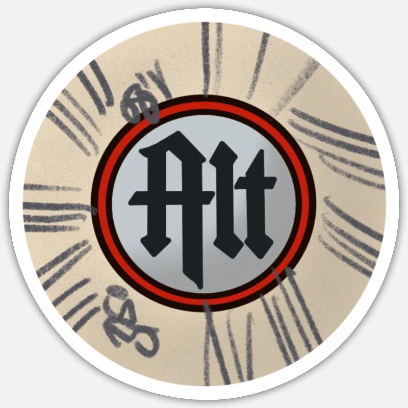 Bierdeckel - Sticker Größe S (10 x 10 cm) - Mattweiß