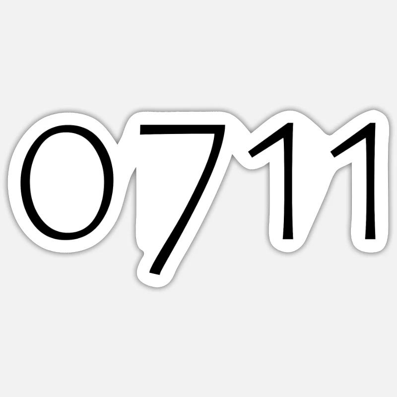 null Sticker size S (10 x 10 cm)