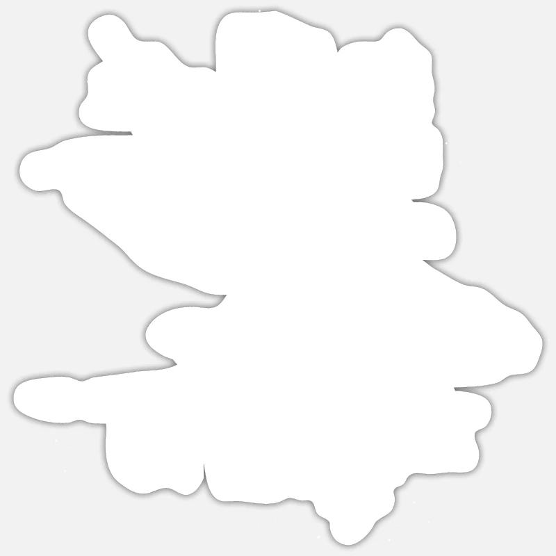Ailes de libellule - Sticker taille S (10 x 10 cm) - blanc mat