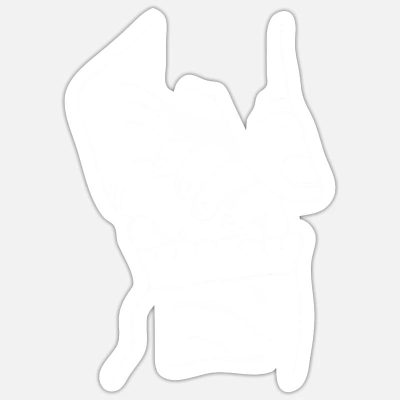 Mains de bébé avec la mère Sticker taille S (10 x 10 cm)