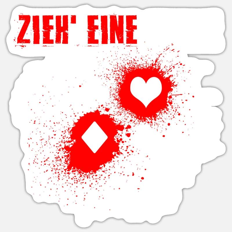 Magic Card Deck Wizard Sticker size S (10 x 10 cm)