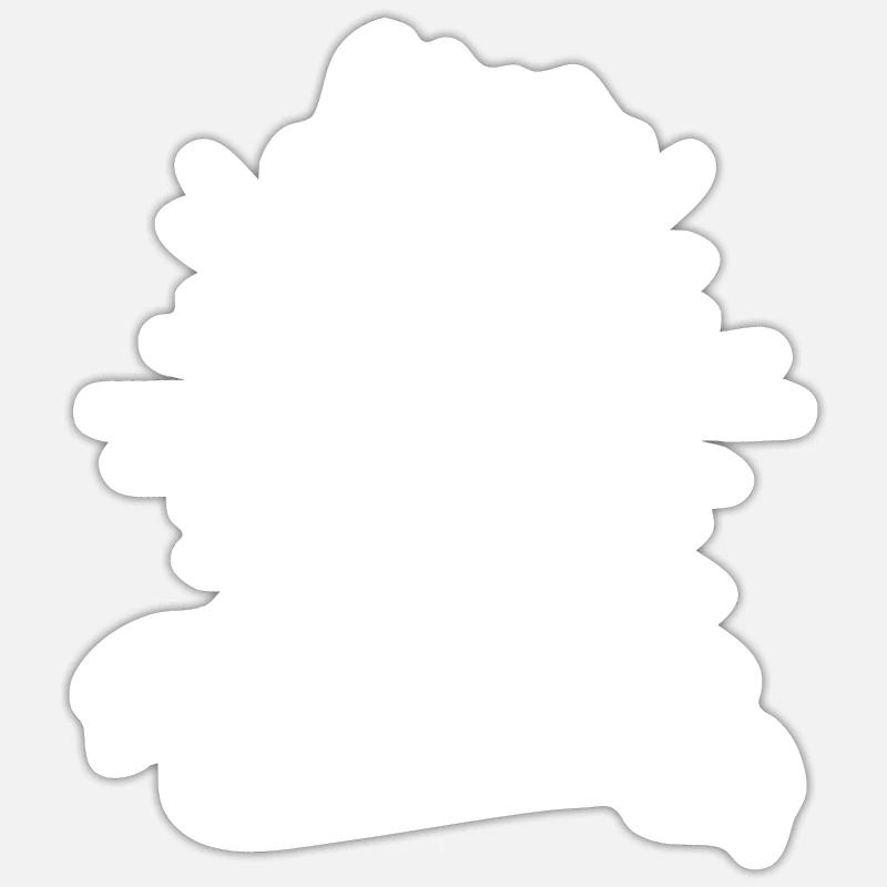 St Patricks Day - Sticker taille S (10 x 10 cm) - blanc mat