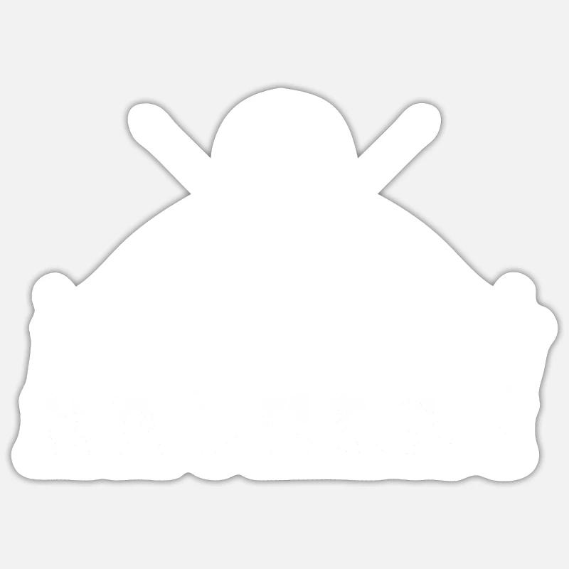 Archery - Sticker size S (10 x 10 cm) - white matte