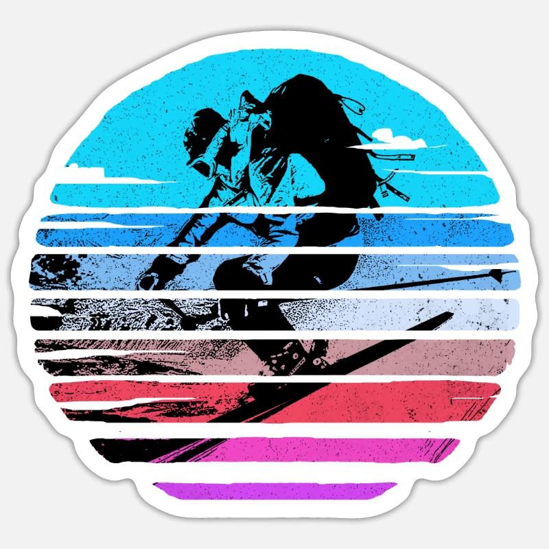 Sci Sci Sci - Sticker formato S (10 x 10 cm) - bianco opaco