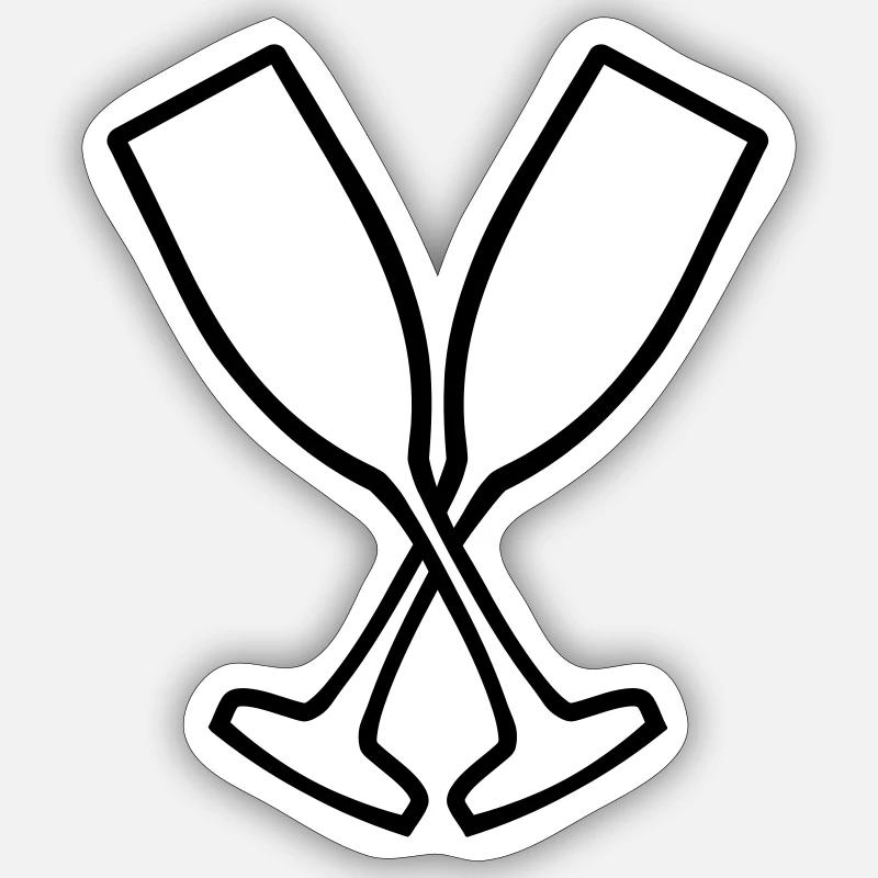 Sticker Größe S (10 x 10 cm) - 