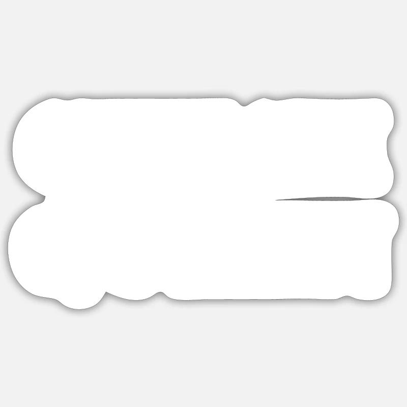 Tschechisches Mädchen - Sticker Größe S (10 x 10 cm) - Mattweiß