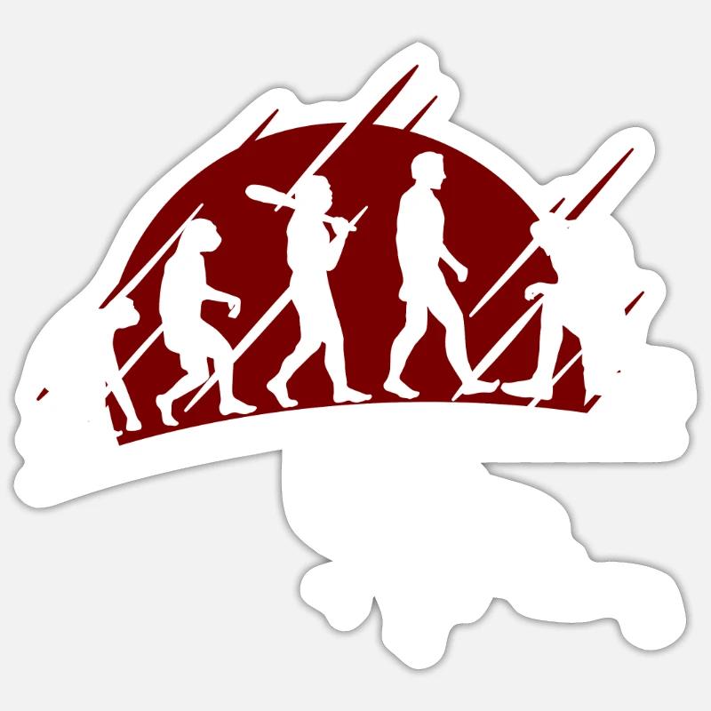Evolution Archaeologist - Sticker size S (10 x 10 cm) - white matte
