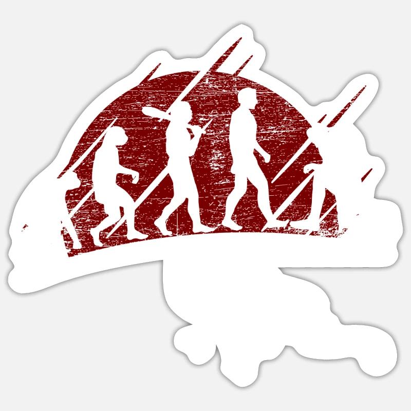 Archaeology Evolution Sticker size S (10 x 10 cm)