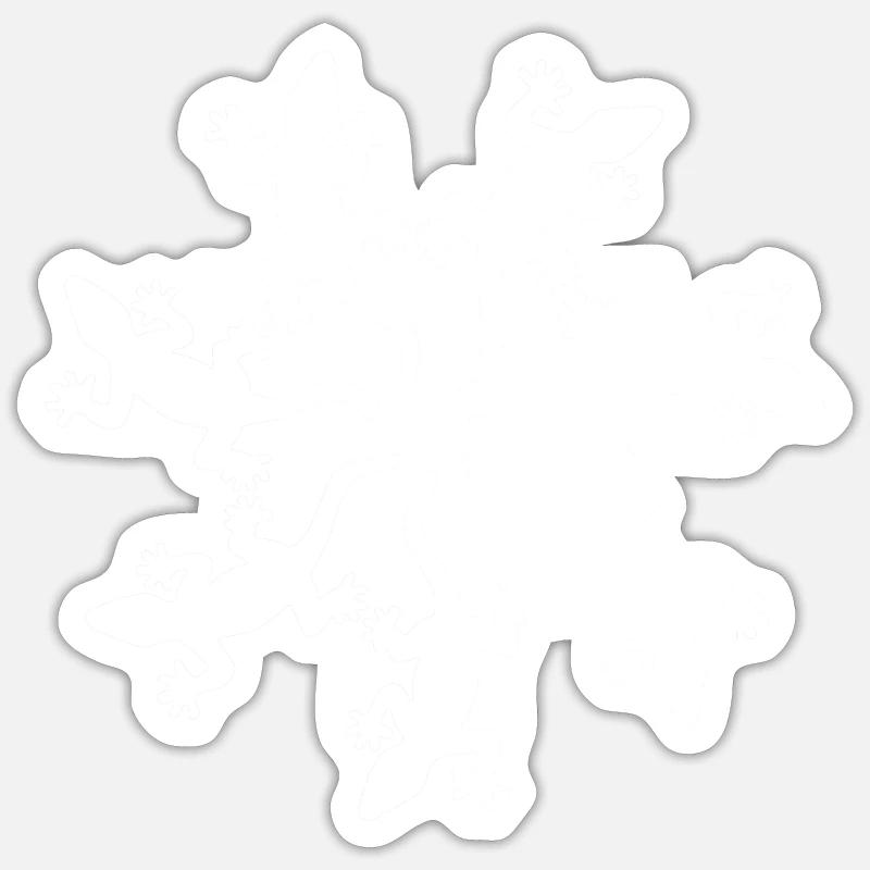 Lizard - Sticker size S (10 x 10 cm) - white matte