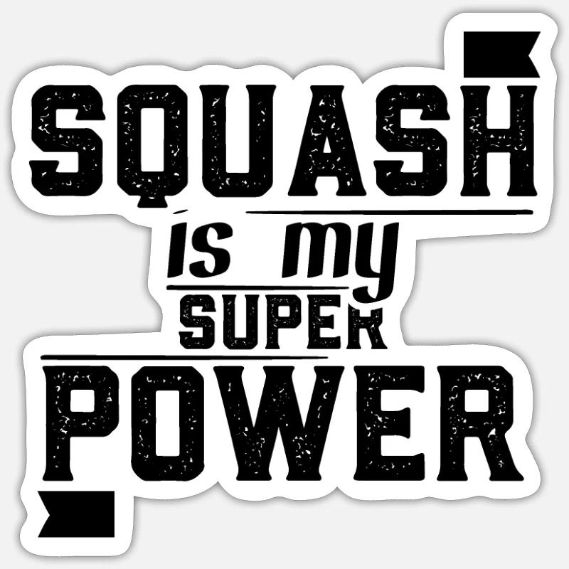 Squash squash squash squash squashball squash joueur de squash Sticker taille S (10 x 10 cm)