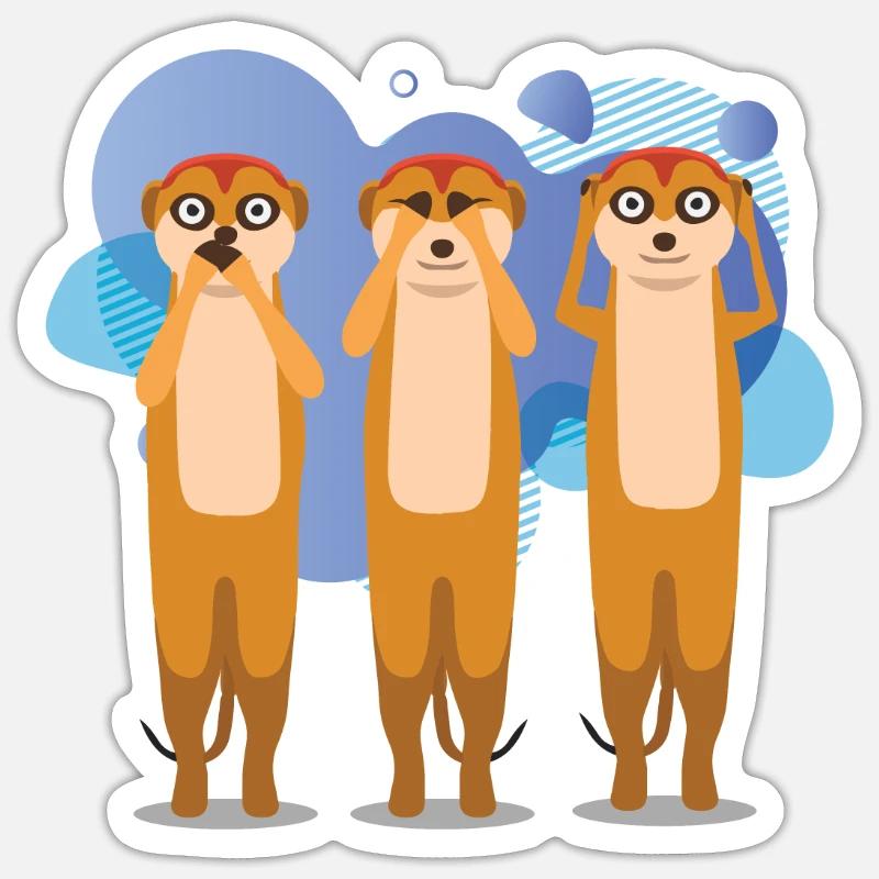 Sticker Größe S (10 x 10 cm) - 