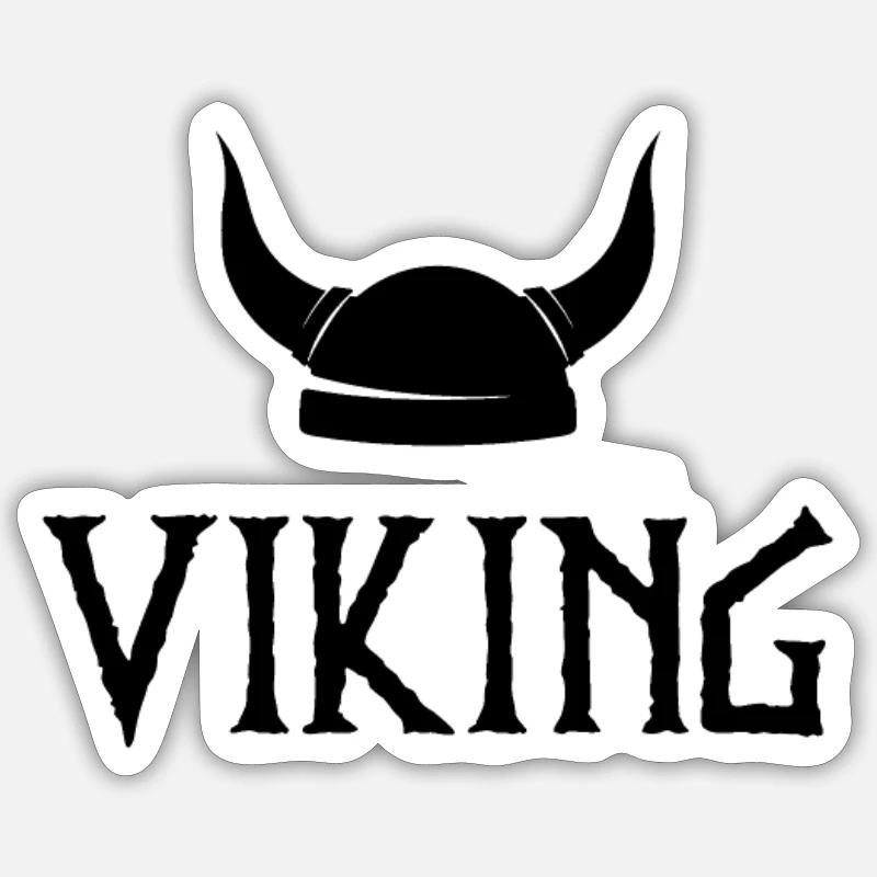 Germane Viking Vikings Viking Celts - Sticker size S (10 x 10 cm) - white matte