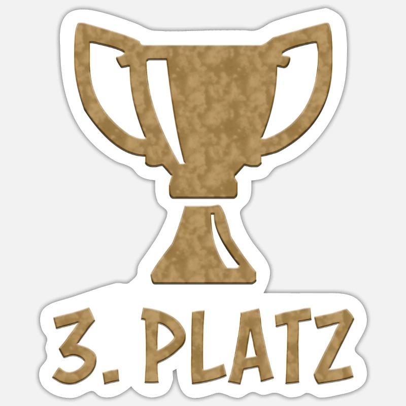 3rd place Bronze Winner Winner Third Sticker size S (10 x 10 cm)