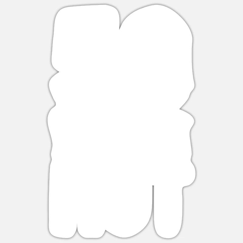 50s Birthday 50 years Fifty Hot Gift Sticker size S (10 x 10 cm)