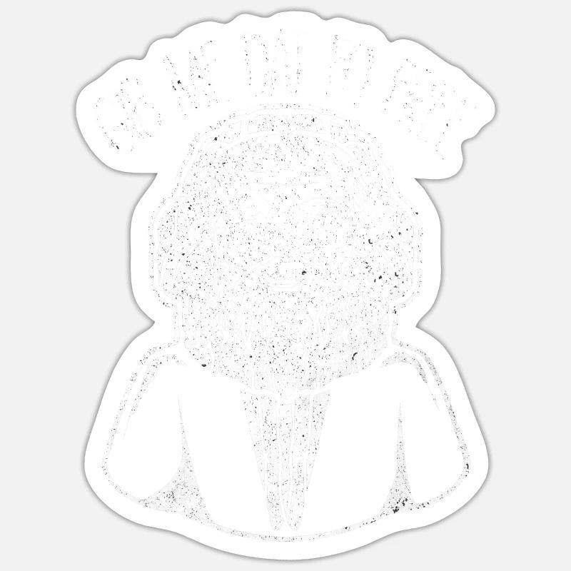 Communisme - Sticker taille S (10 x 10 cm) - blanc mat