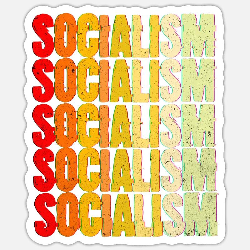 Communism - Sticker size S (10 x 10 cm) - white matte