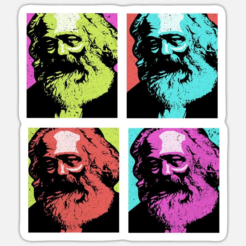Communisme Sticker taille S (10 x 10 cm)