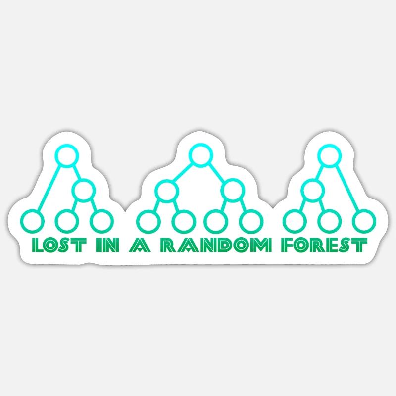 Computer scientist - Sticker size S (10 x 10 cm) - white matte