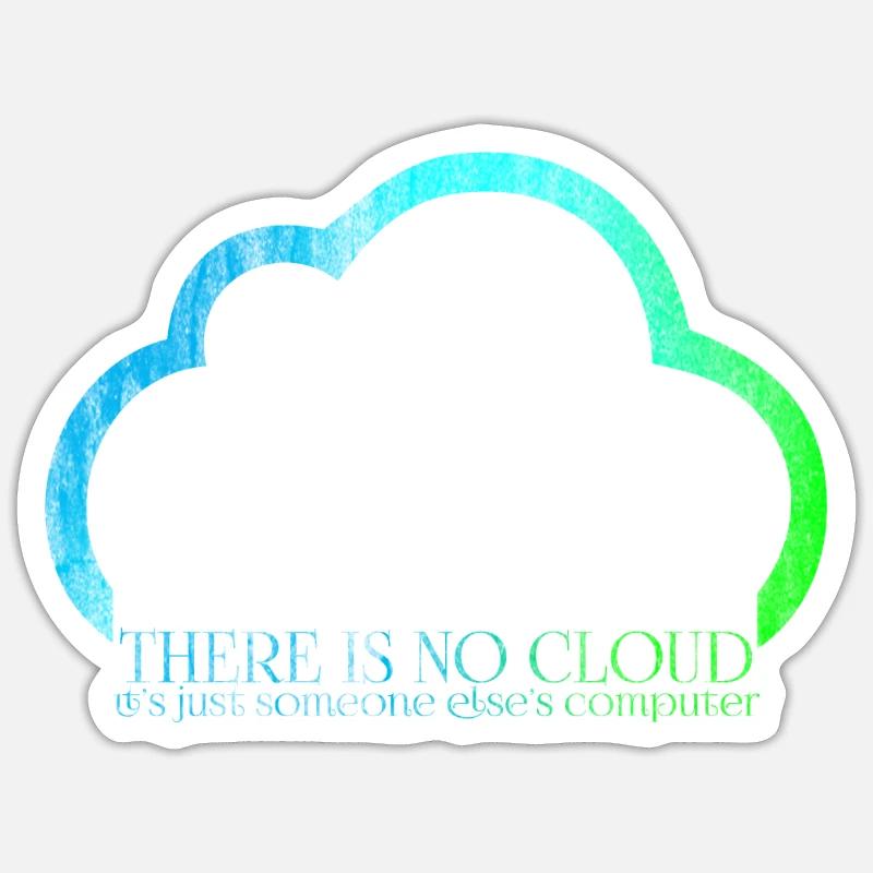Computer scientist - Sticker size S (10 x 10 cm) - white matte