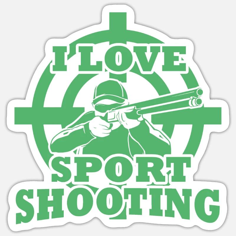 Firing range Sticker size S (10 x 10 cm)