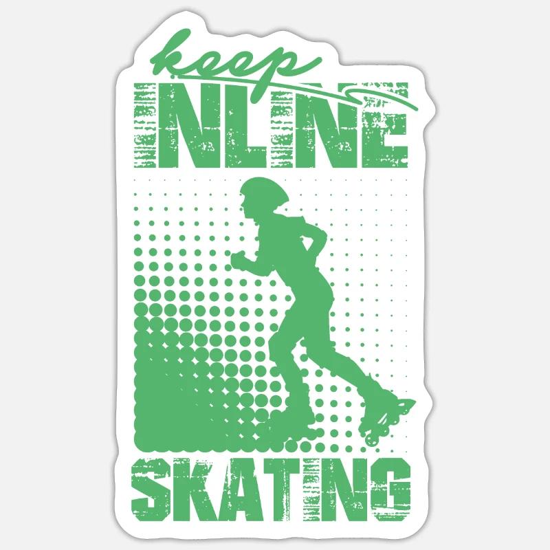 Sk8 Inline Skate Inliner Patins rollers rollers Sticker taille S (10 x 10 cm)
