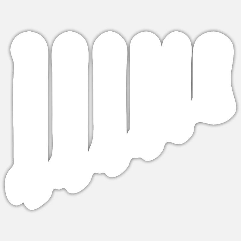 craftsman - Sticker size S (10 x 10 cm) - white matte