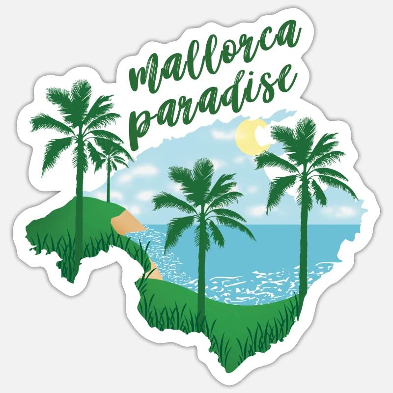 Mallorca Mallorca Mallorca Mallorca Mallorca Sticker size S (10 x 10 cm)