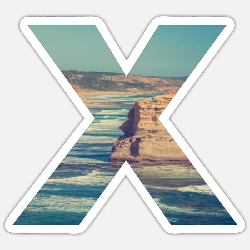 Sommerurlaub - Sticker Größe S (10 x 10 cm) - Mattweiß