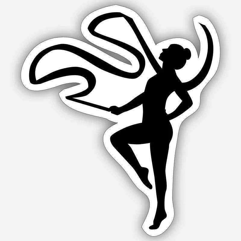 Gymnastics Sticker size S (10 x 10 cm)