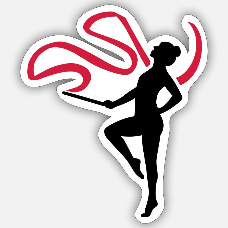 Gymnastics Sticker size S (10 x 10 cm)
