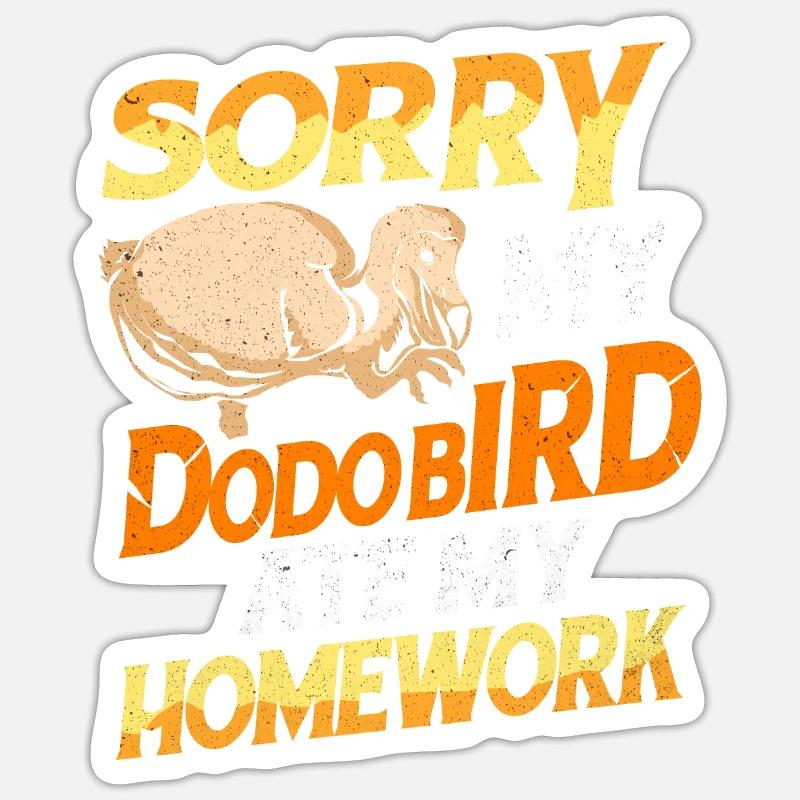 Dodo Sticker size S (10 x 10 cm)