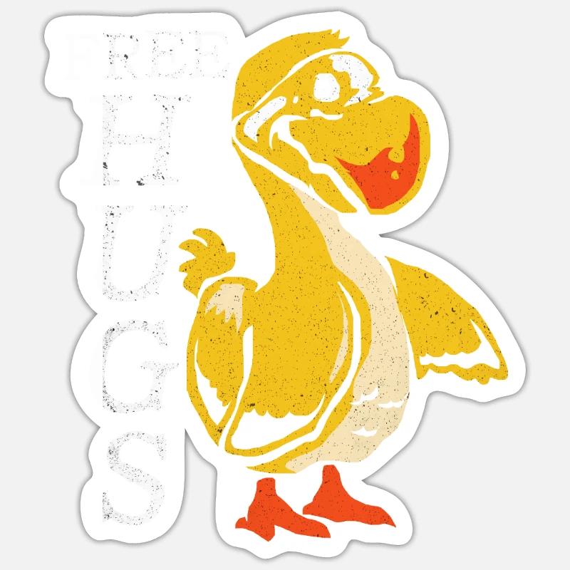 Dodo - Sticker taille S (10 x 10 cm) - blanc mat