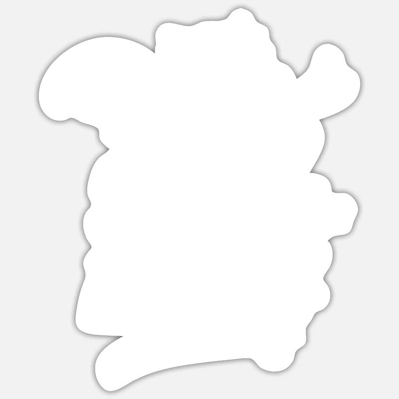 Skydive Skydiving Skydiving Flight - Sticker size S (10 x 10 cm) - white matte