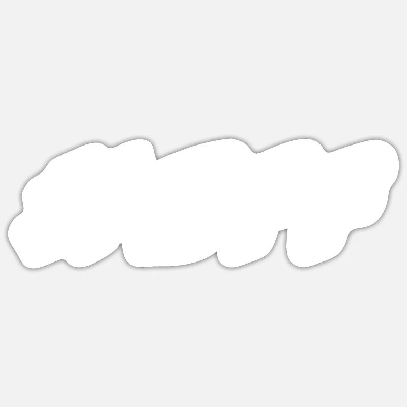 #bff écriture blanche Sticker taille S (10 x 10 cm)