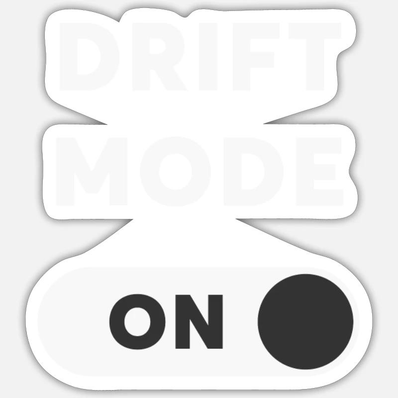 Mode dérive activé - JDM Racing Drift Sticker taille S (10 x 10 cm)