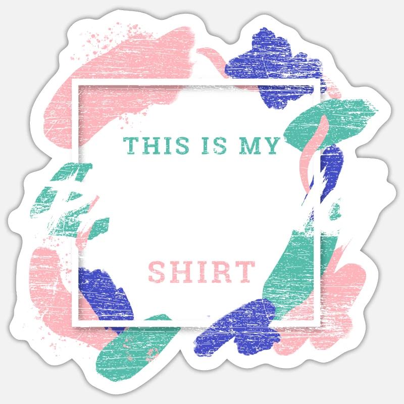 Maler - Sticker Größe S (10 x 10 cm) - Mattweiß