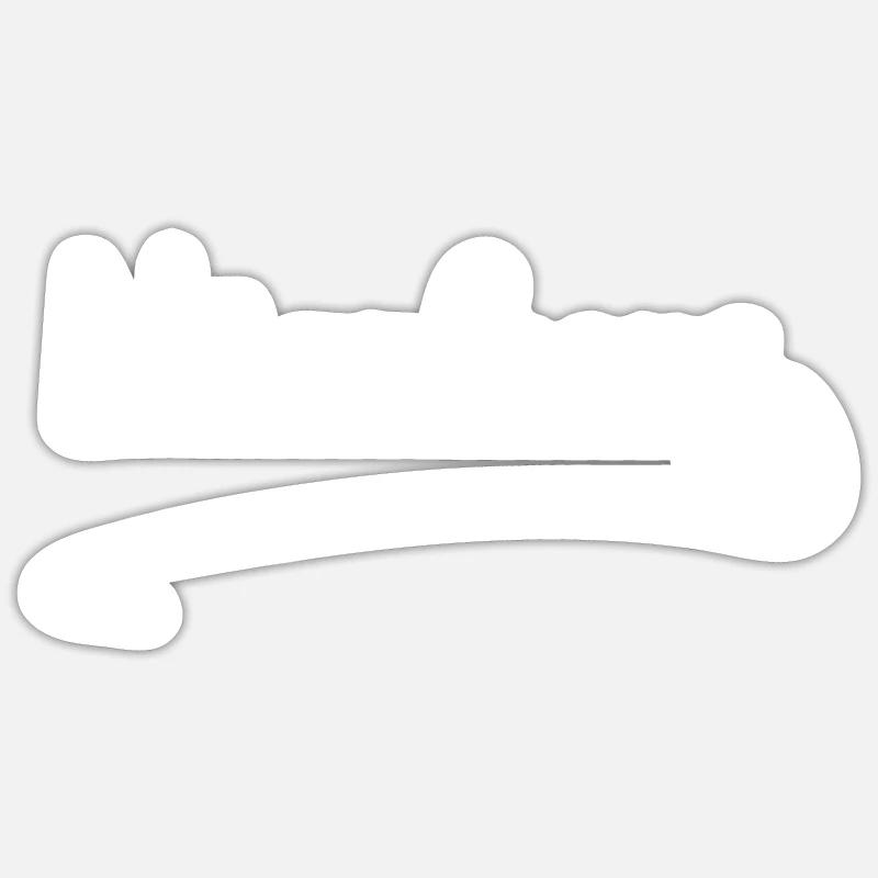 Nuremberg gift - Sticker size S (10 x 10 cm) - white matte