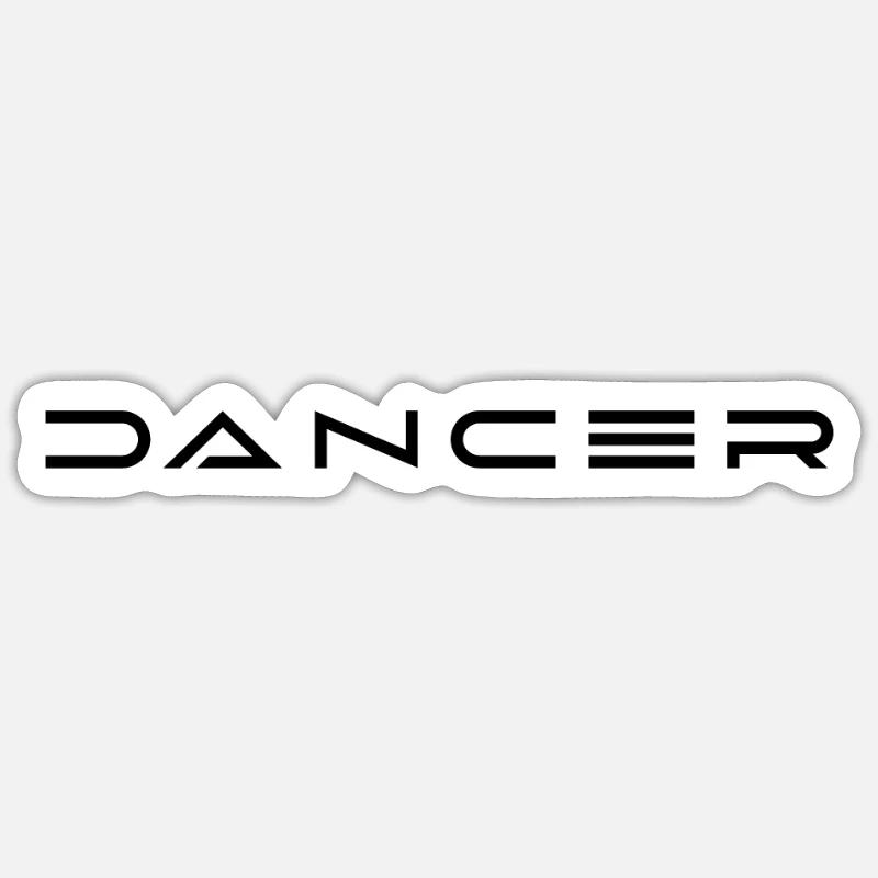 Dance Dance Dancer Dancer Dance School Sticker size S (10 x 10 cm)