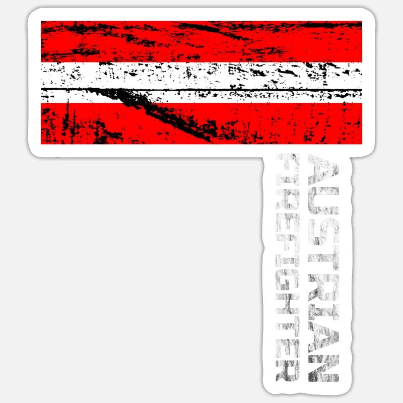 Austrian Firefighter ONE Sticker size S (10 x 10 cm)