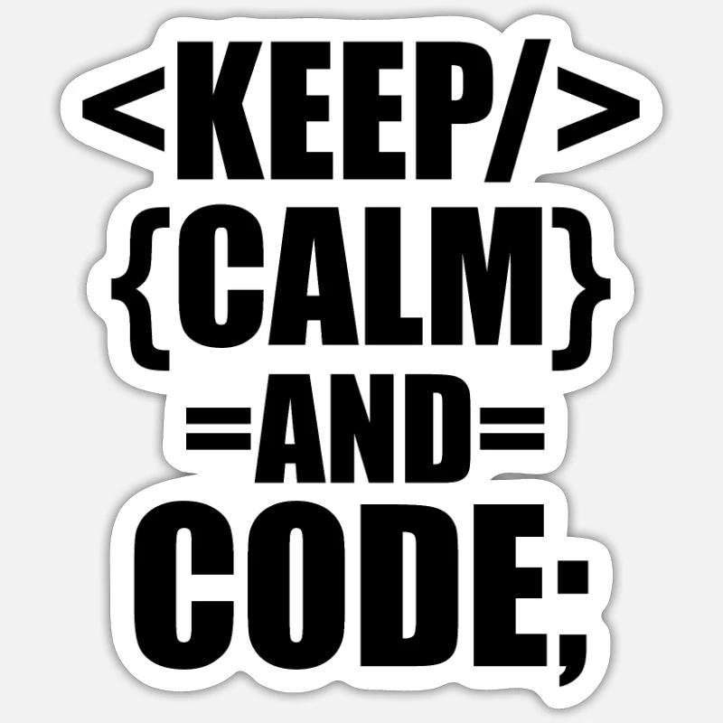 Softwareentwickler Sticker Größe S (10 x 10 cm)